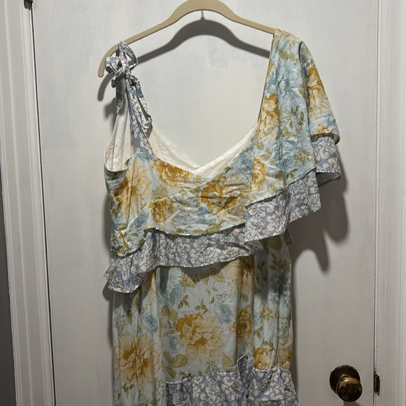 WE ARE KINDRED Giovanna floral Asymetrical tiered dress - Picture 5 of 7